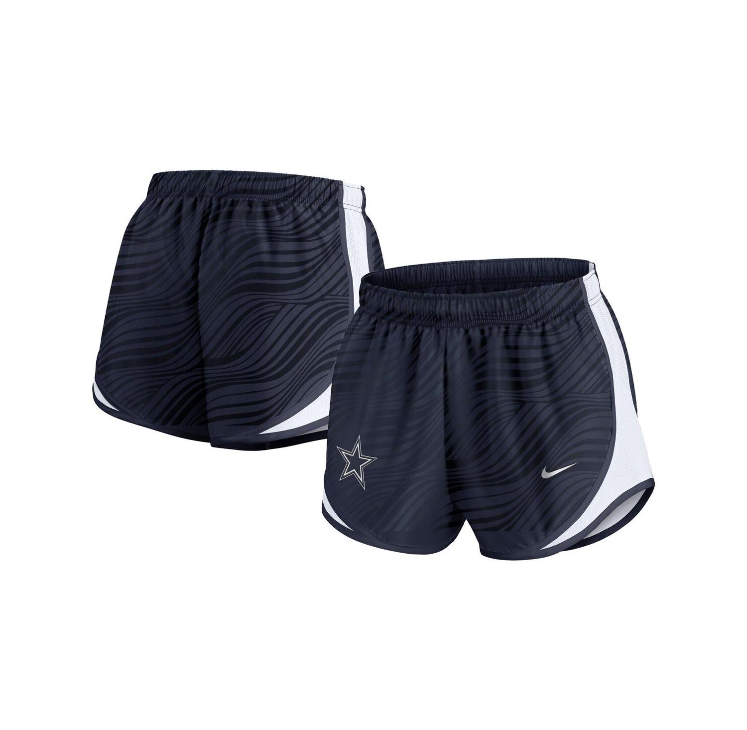 Women's Navy Dallas Cowboys Tempo Performance Shorts