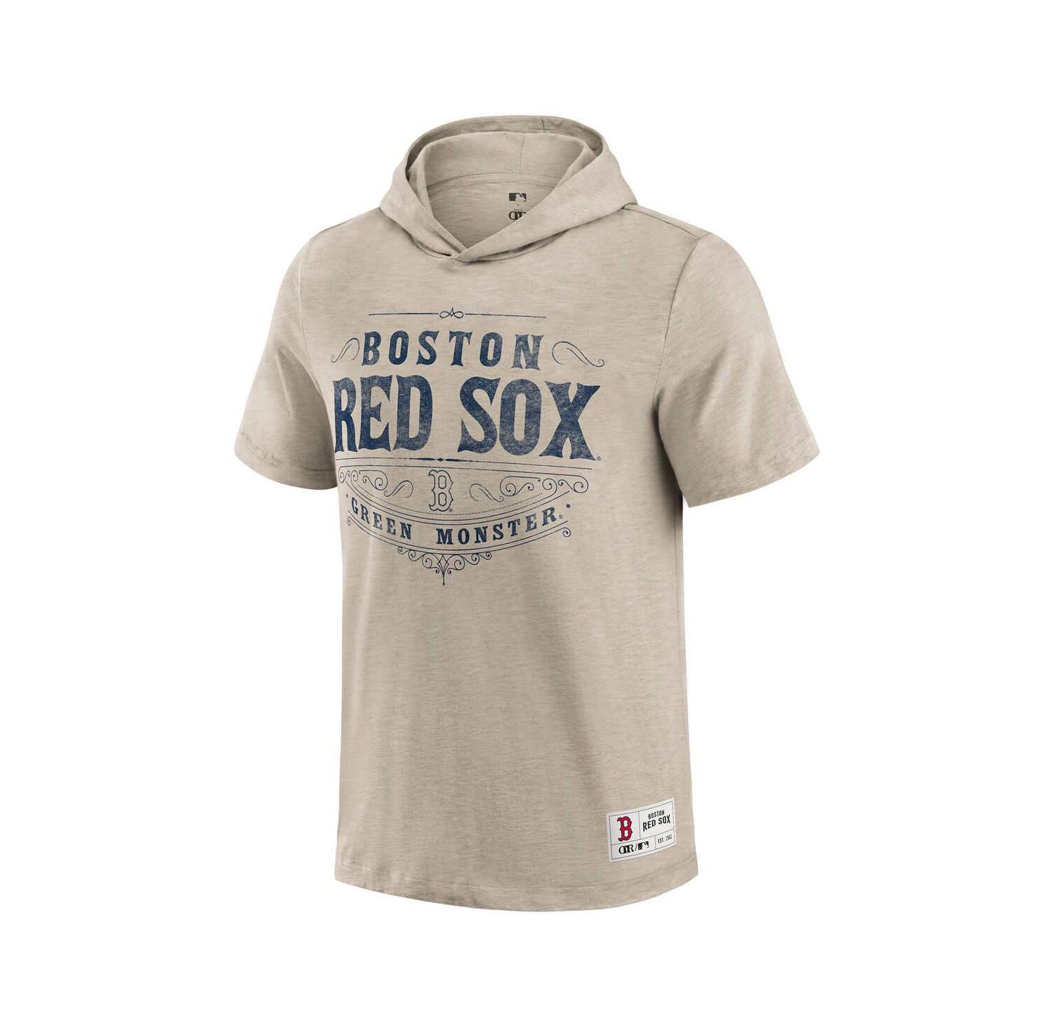 Darius Rucker Collection by Men's Tan Boston Red Sox Hooded T-Shirt