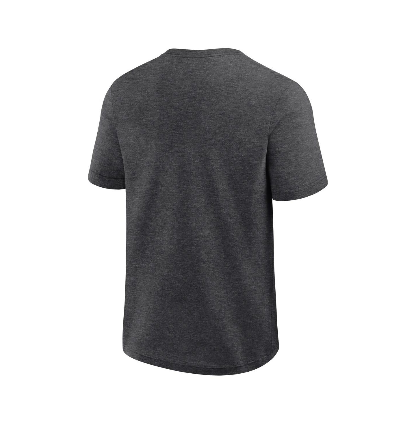Мужская футболка Logo Athletic Heather Charcoal Las Vegas Raiders Success — фото 3