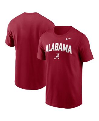 Nike - Men's Crimson Alabama Crimson Tide Primetime Arch Stack T-Shirt