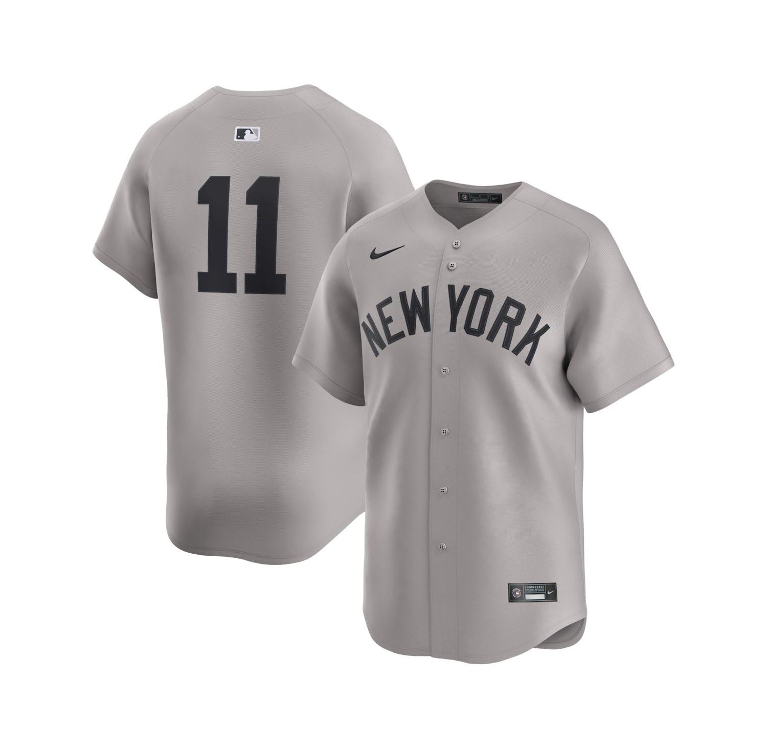 Men's Anthony Volpe Gray New York Yankees Road Limited Player Jersey