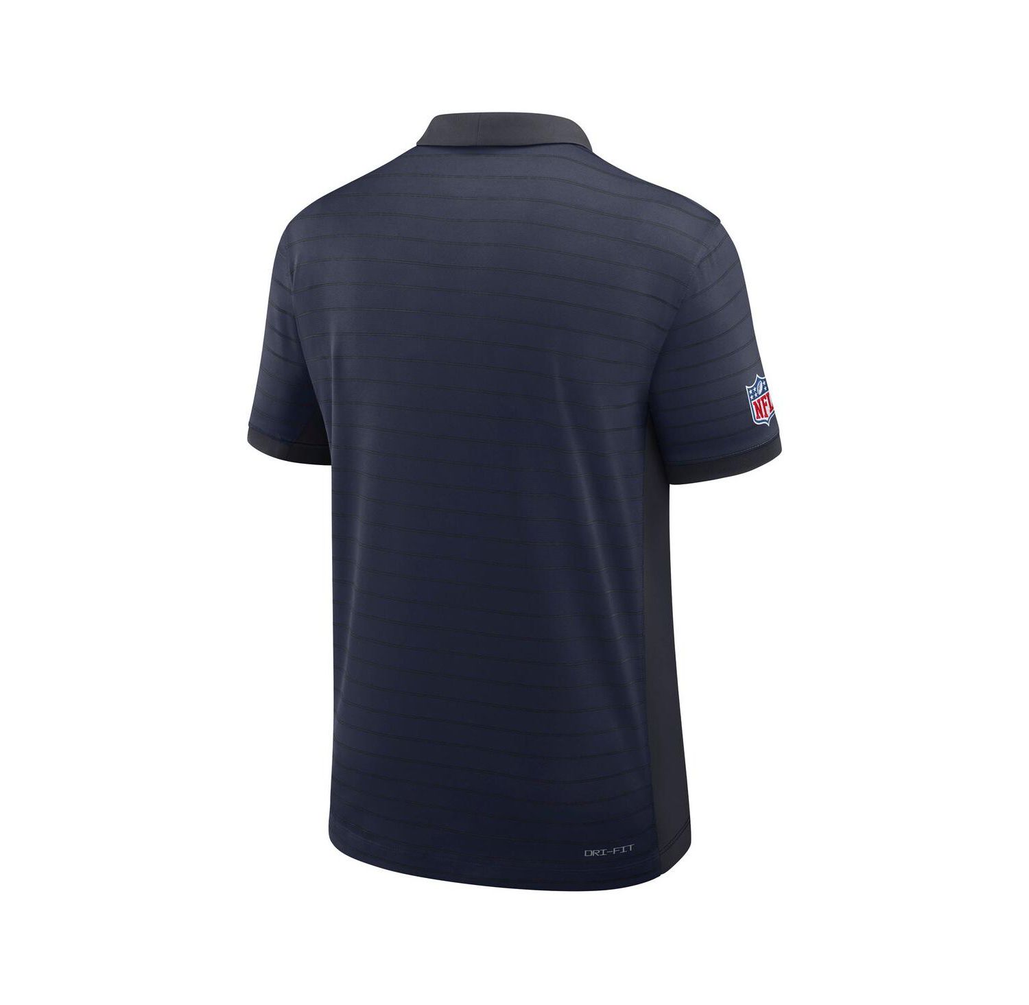 Men's Navy Tennessee Titans Sideline Victory Stripe Performance Polo Shirt