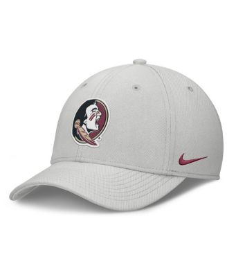 Nike - Men's Gray Florida State Seminoles Rise Practice Performance Adjustable Hat