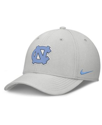 Nike - Men's Gray North Carolina Tar Heels Rise Practice Performance Adjustable Hat