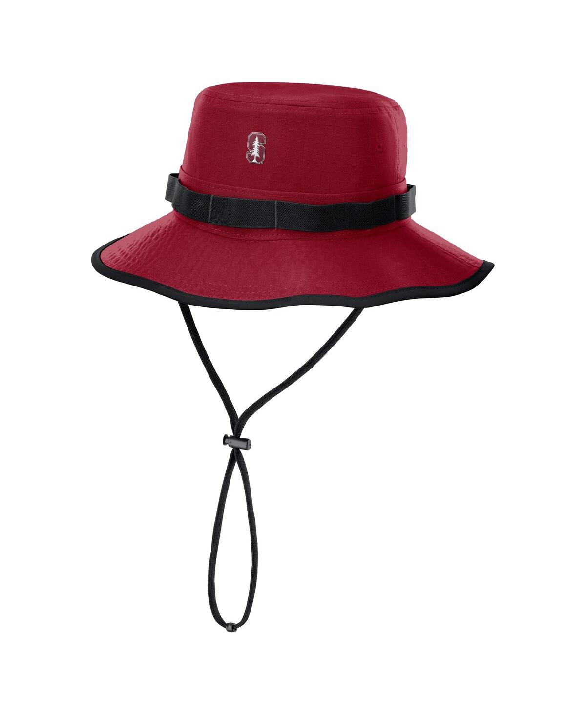 Nike Men's Cardinal Stanford Cardinal 2025 Sideline Apex Boonie Performance Bucket Hat In Red