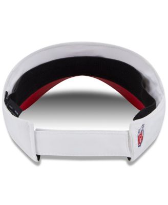 Men's White/Red Kansas City Chiefs 2025 NFL Training Camp Adjustable Visor Hat