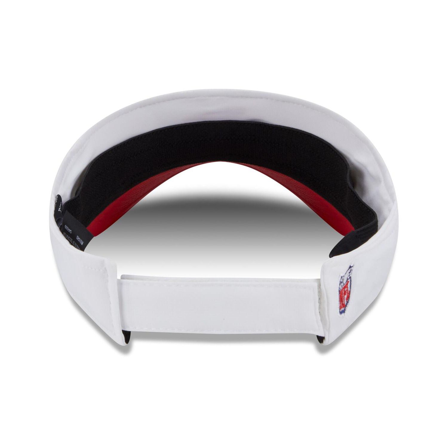 Men's White/Red Kansas City Chiefs 2025 NFL Training Camp Adjustable Visor Hat