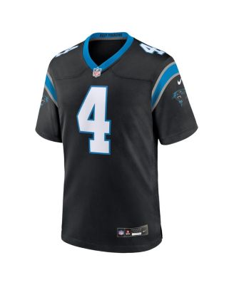 Men's Tetairoa McMillan Black Carolina Panthers 2025 NFL Draft First Round Pick Game Jersey