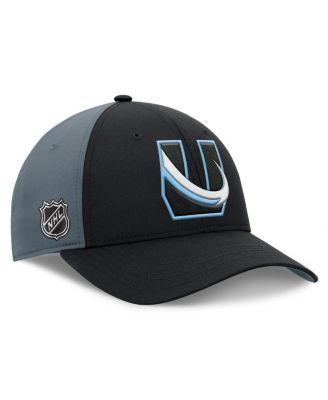 Fanatics - Men's Black/Charcoal Utah Mammoth Alternate Logo Adjustable Hat