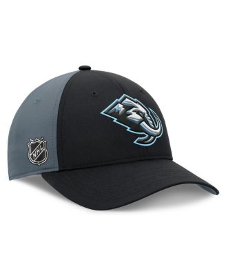 Fanatics - Men's Black/Charcoal Utah Mammoth Primary Logo Adjustable Hat