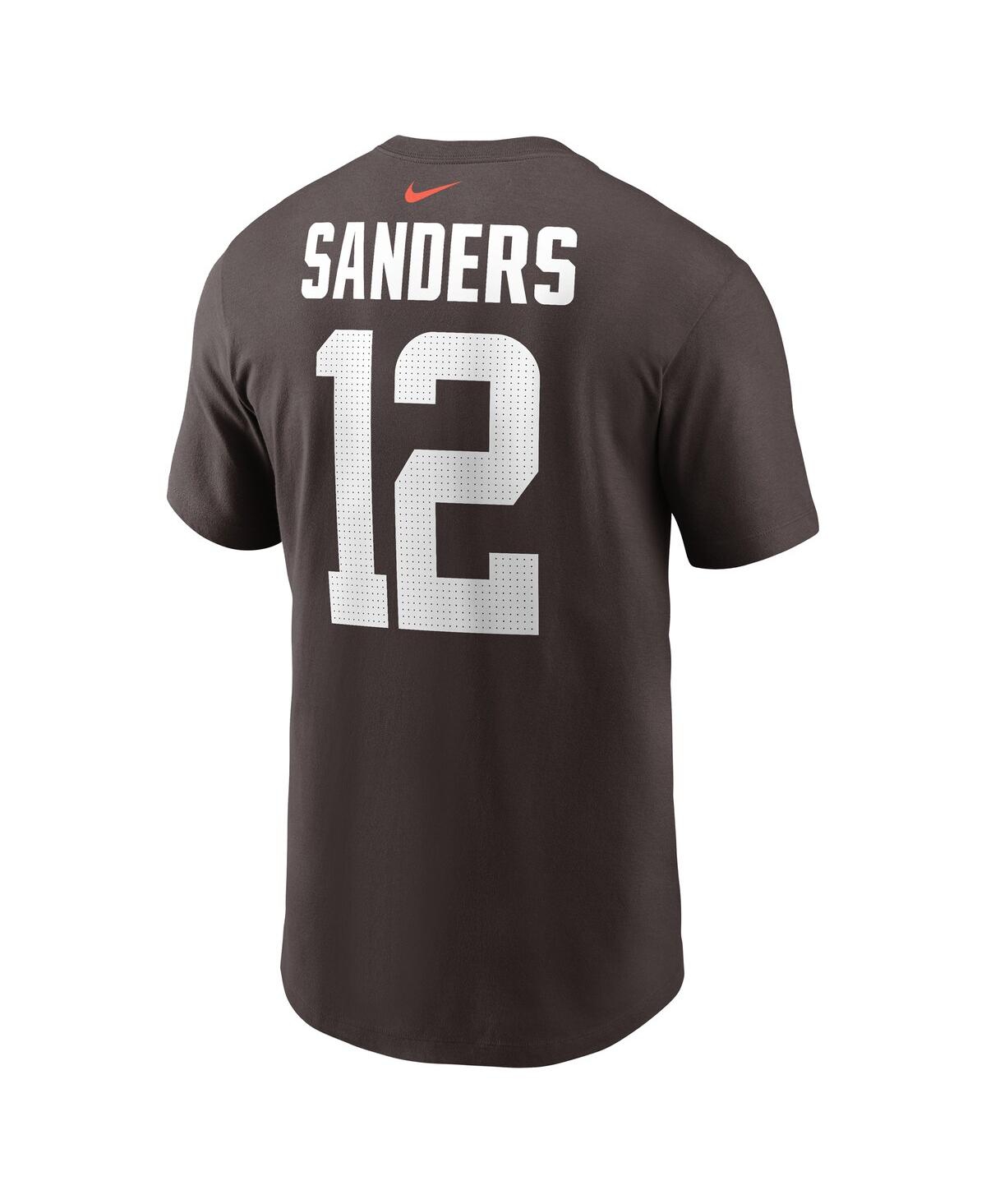 Nike Men's Shedeur Sanders Brown Cleveland Browns 2025 Nfl Draft Name Number T-shirt In Brown