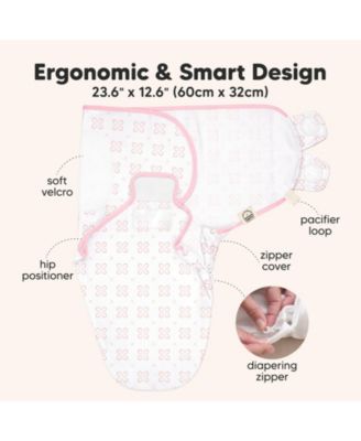 3pk Soothe Zippy Baby Swaddles Months, Newborn Sleep Sacks, Zipper Swaddle, Wearable Swaddle Blanket