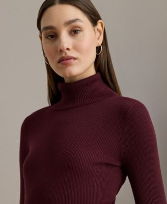 Ribbed Turtleneck Sweater