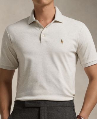 Men's Classic-Fit Soft Cotton Polo Shirt