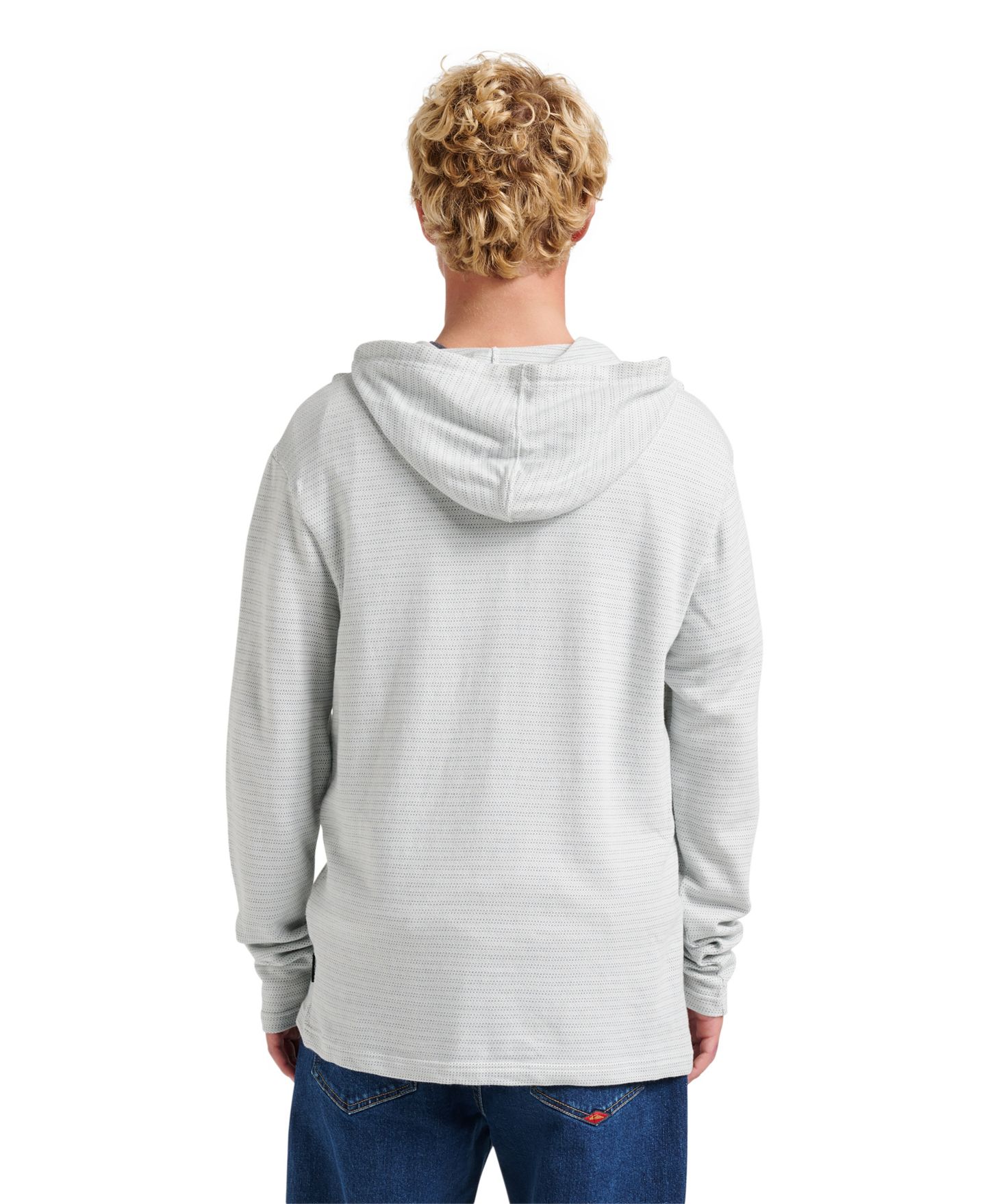 Мужское худи Quiksilver Vista Long Sleeve, цвет: Синий — фото 2