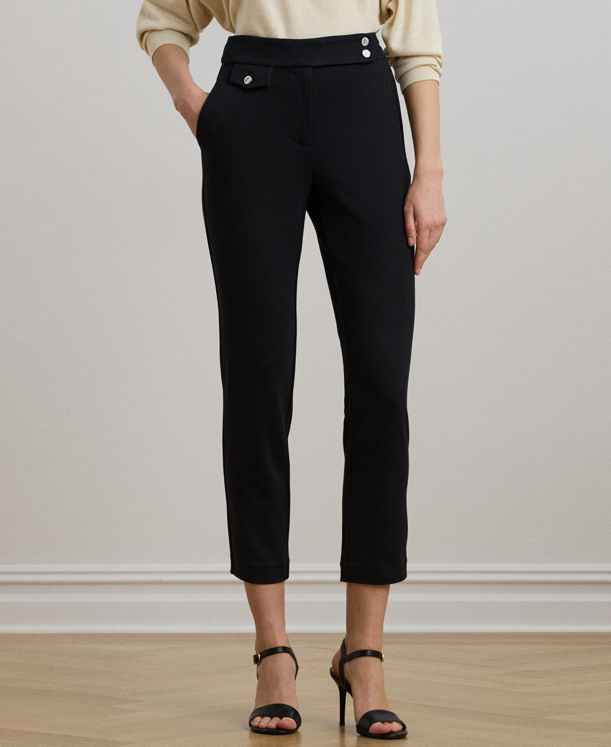 Lauren Ralph Women's Ponte Ankle Pant