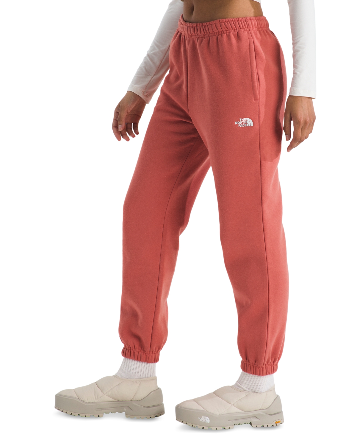 The North Face Women's Evolution Logo Jogger Pants In Red