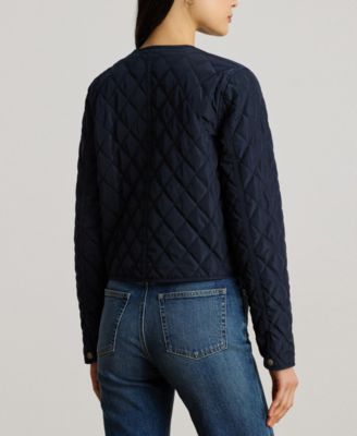Women's Diamond Cropped Quilted Jacket