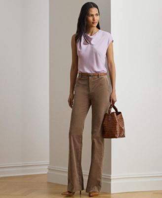 Women's Charmeuse Asymmetrical Blouse