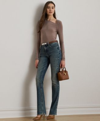 Women's Stretch Jersey Asymmetrical Top