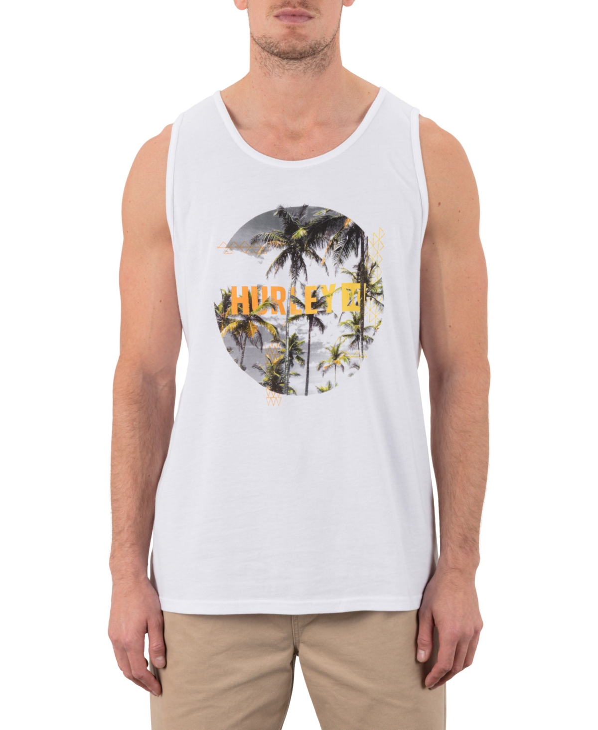 Men's Snapshot Sleeveless Tank Top - Broken jade heather