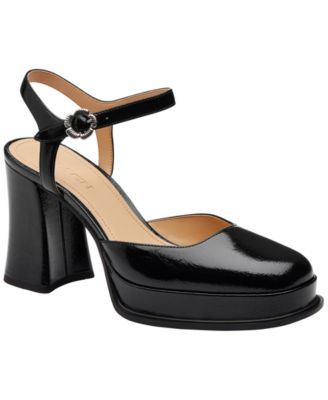 Women's Sculpted-Heel Platform Pumps