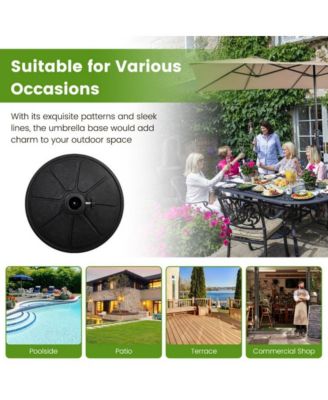 31LBS 18 Inch Round Outdoor Umbrella Base