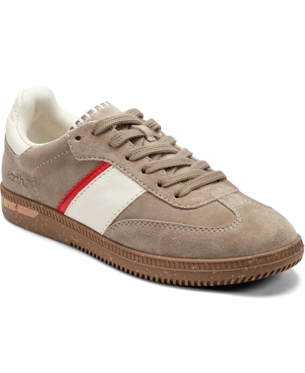 Earth Women's Penny Stripe Lace-up Sneakers In Brown