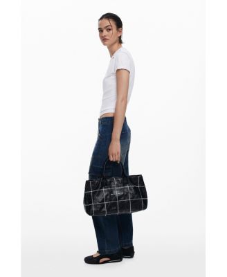 Women's Medium shiny shopper bag