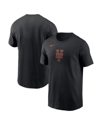 Men's Black New York Mets Color Pop T-Shirt