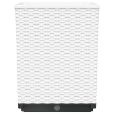 Planters 2 pcs White 11.8"x11.8"x14.6" Polypropylene