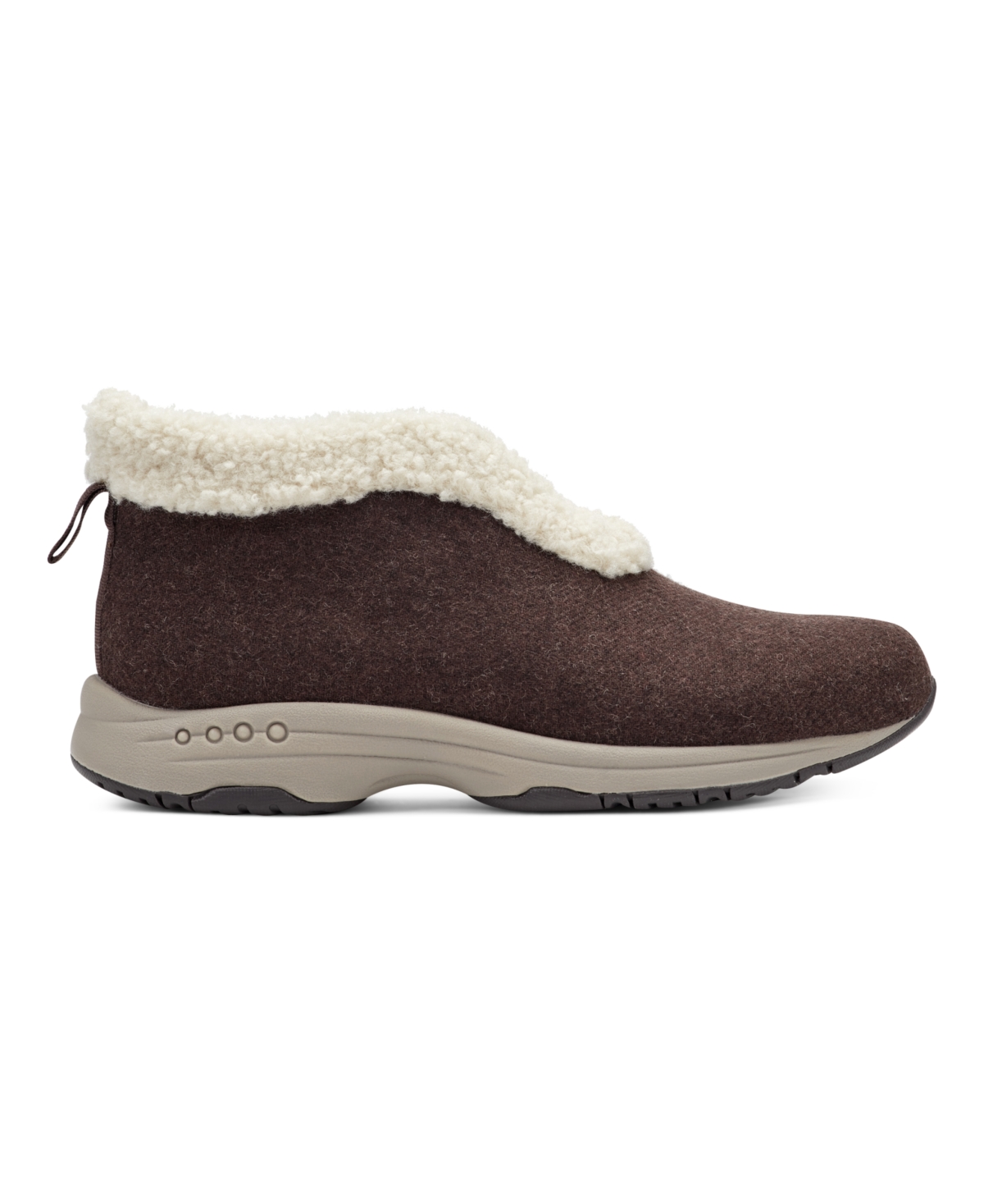 Easy Spirit Women's Treepose Cozy Slipper Booties In Brown