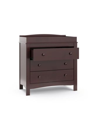 Noah 3 Drawer Chest with Changing Topper (Espresso)