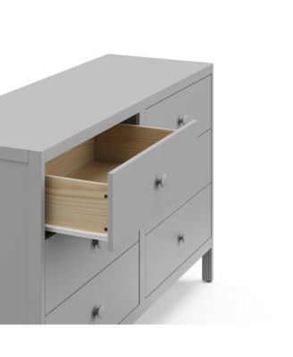 Universal 6 Drawer Dresser - Pebble Gray