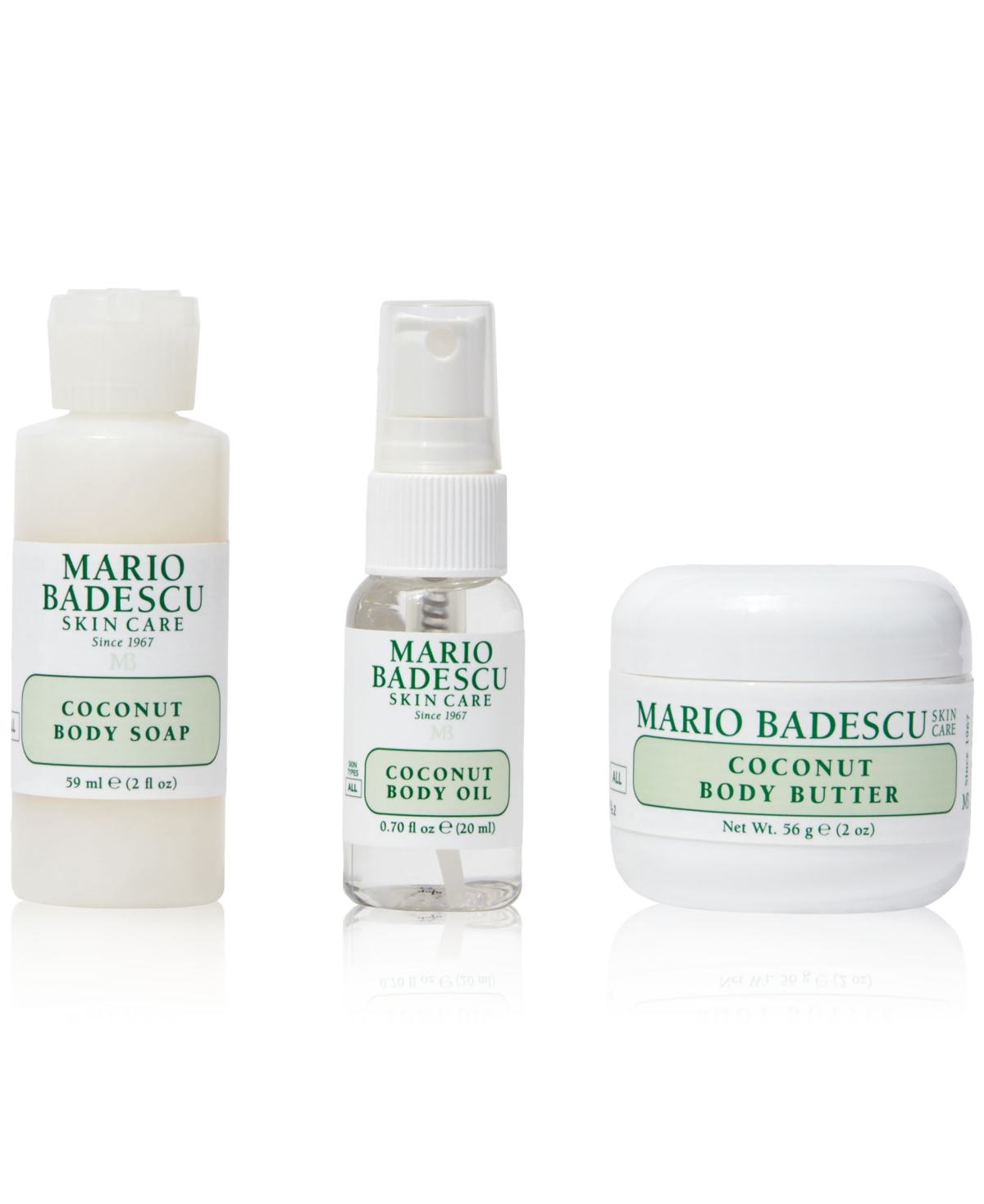 Mario Badescu 3-pc. Coconut Body Travel Set In Transparent