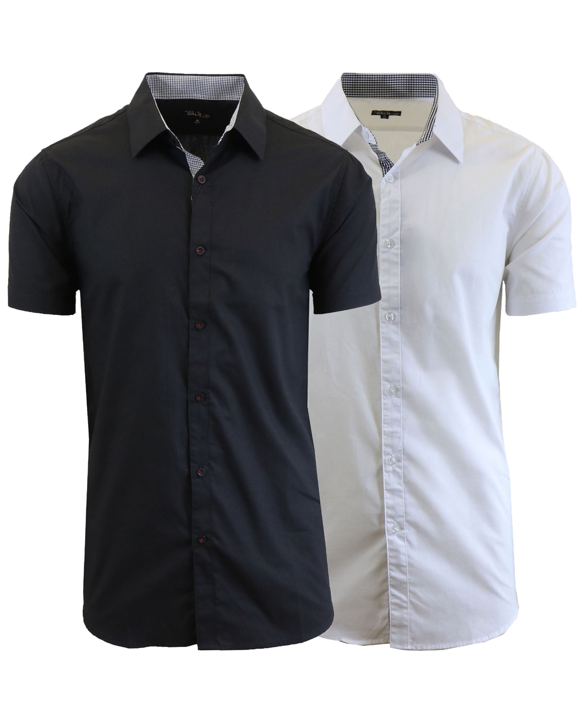 Men's 2-Pack Slim Fit Button-Down Shirt - Pink, White