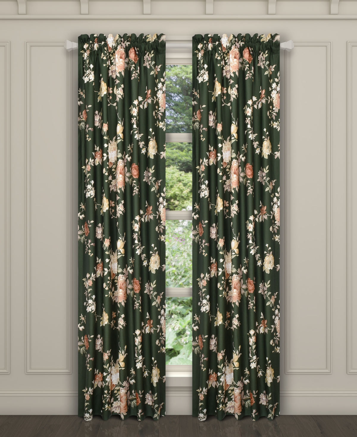 Brittany Window Panel Pair, 41" x 95" - Forest