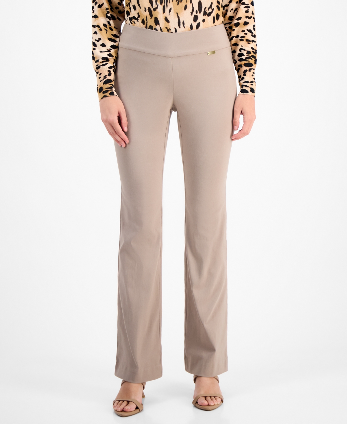 Inc International Concepts Petite Mid-rise Bootcut Pants, Petite & Petite Short, Created For Macy's
