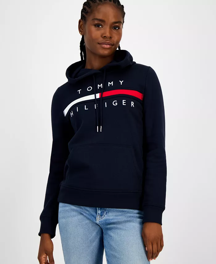 Women's Embroidered Logo Hooded Sweatshirt