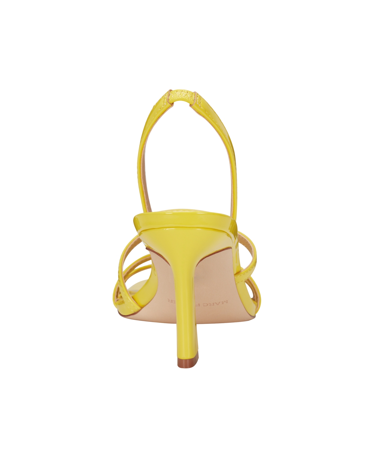 Marc Fisher Women's Nalina Strappy Slip-on Sandals In Yellow