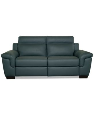 Julius II 2-Pc. Leather Sofa with 2 Power Recliners, Exclusively at Macy's