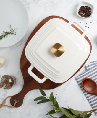 Smith & Clark Enameled Cast Iron 4-Qt. Square Dutch Oven