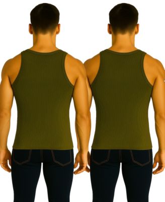 Men's 2-Pack Heavyweight Ribbed Tank Top