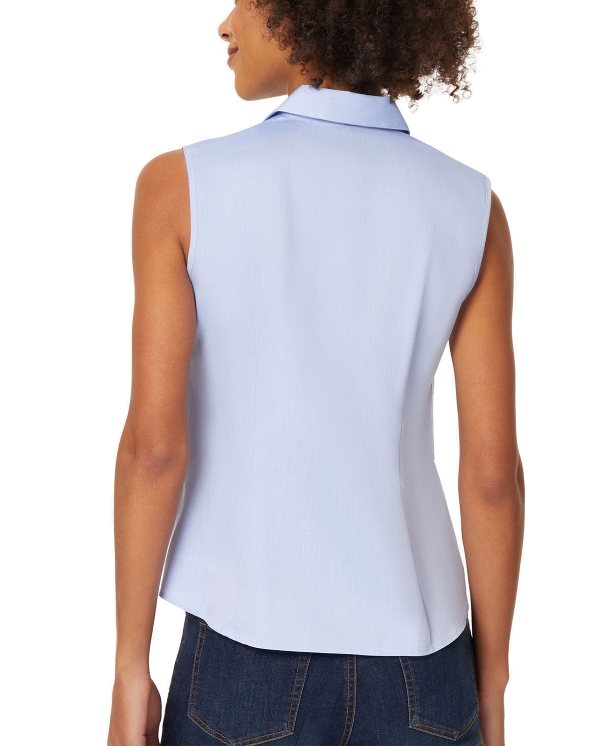 Jones New York Women's Cotton Easy-Care Sleeveless Shirt