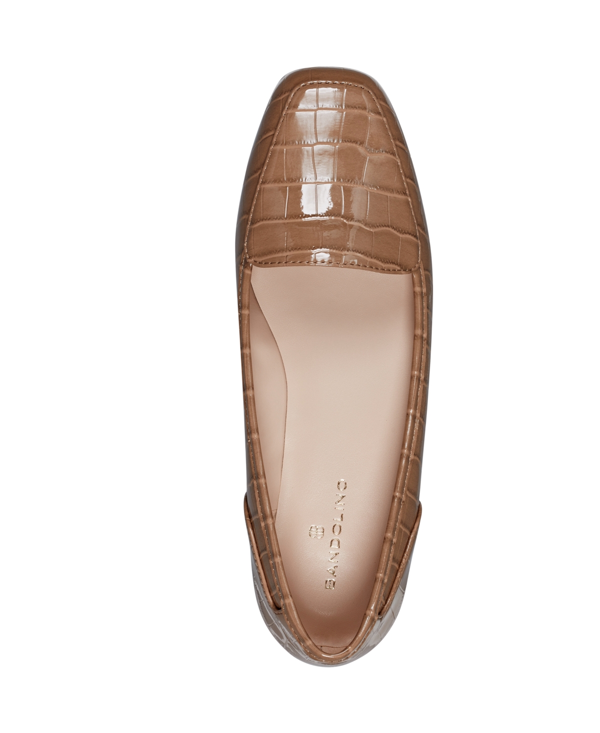 Bandolino Women's Liberty Square Toe Slip-on Loafers In Brown