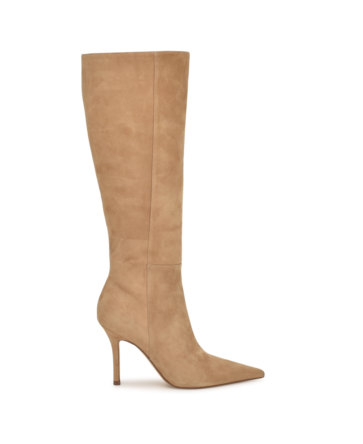Nine West Gerty Pointed Toe Knee High Boot In Brown