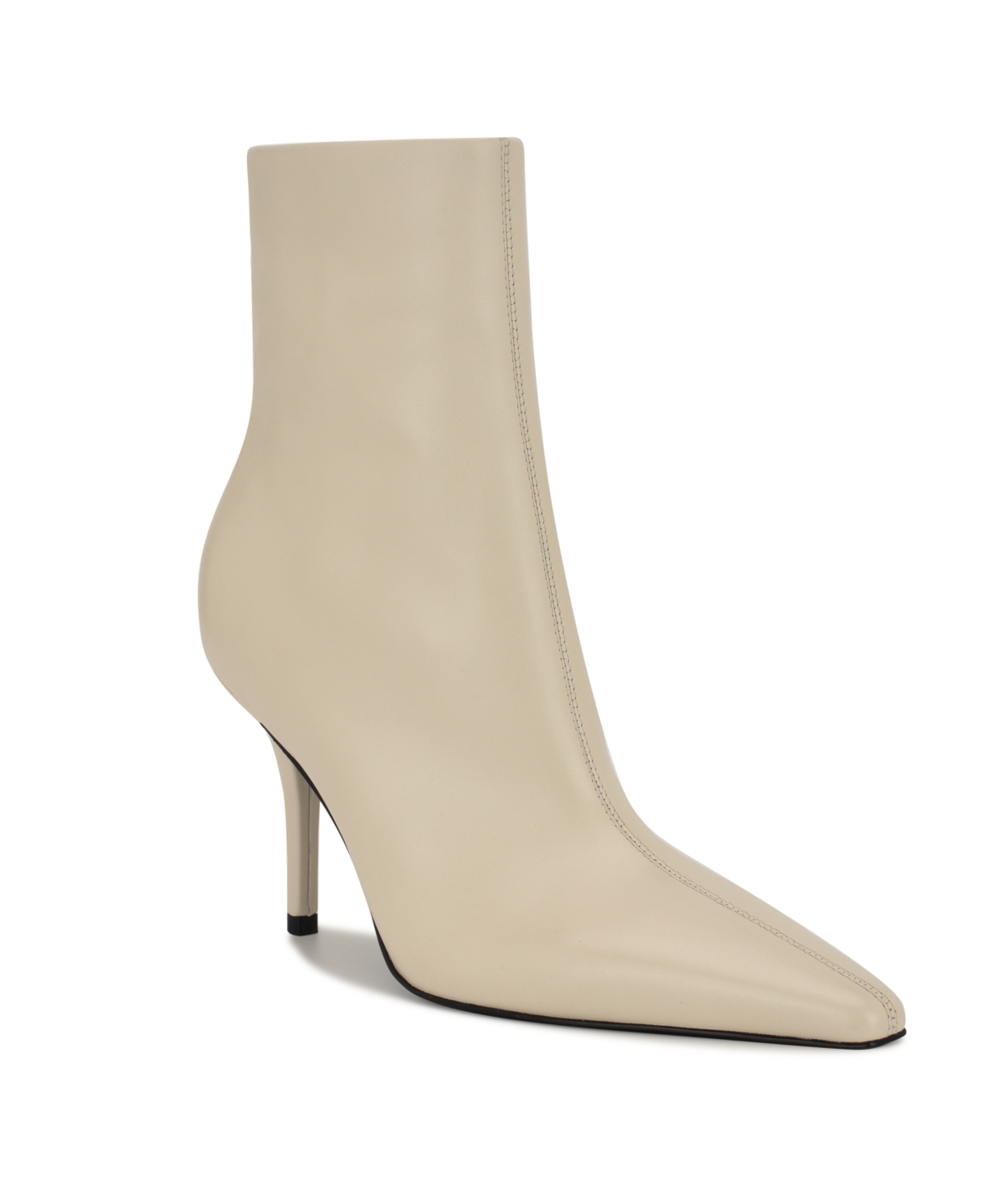 Nine West Ohmy Pointed Toe Bootie In White