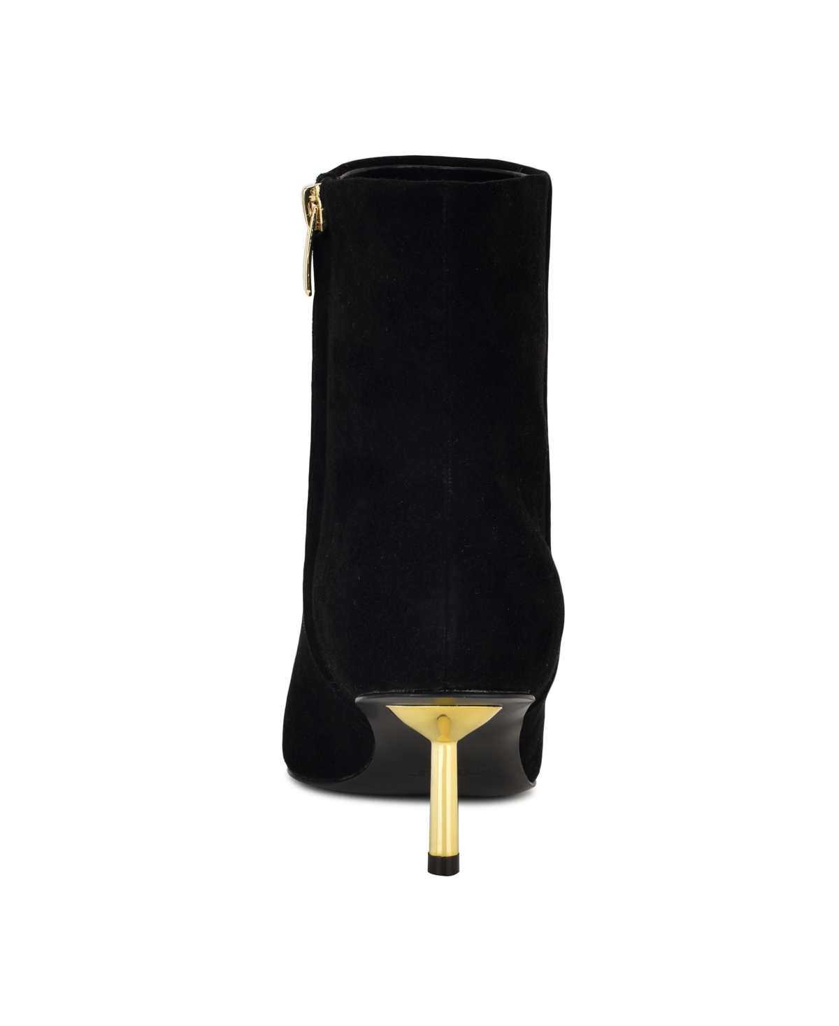 Nine West Women's Hamesa Pointy Toe Kitten Heel Booties In Black