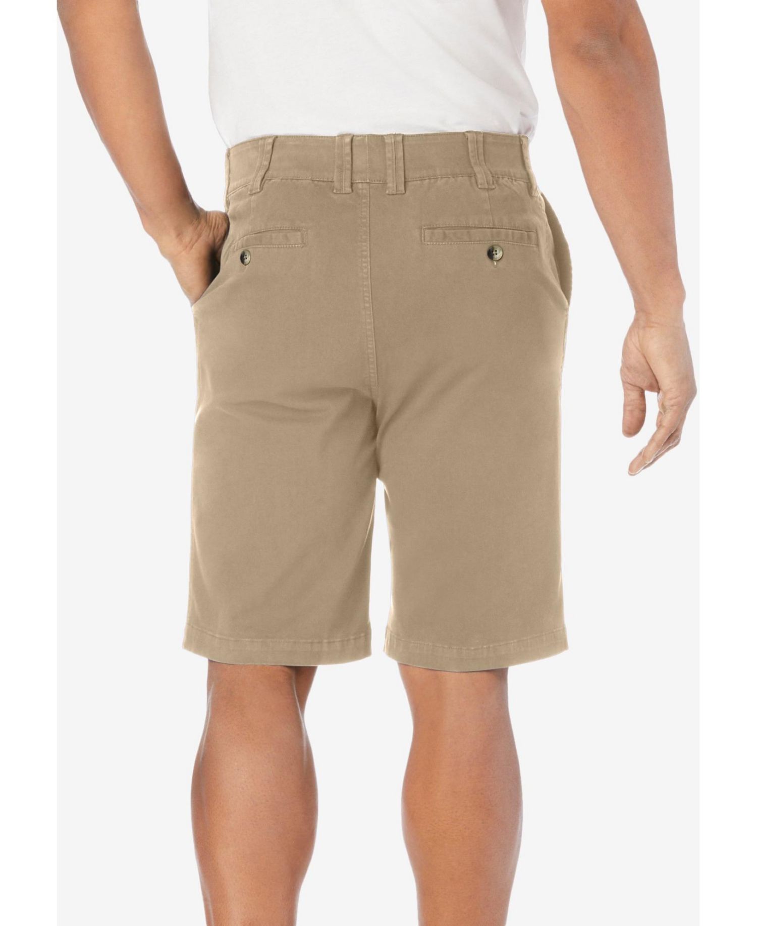 Men's Flex Full-Elastic Waist Chino Shorts