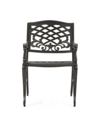 Outdoor 2 Pieces Aluminium Dining Chairs